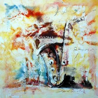 Musical Instrument oil painting